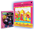 Shalom Sesame Passover DVD NTSC plus companion Coloring Book